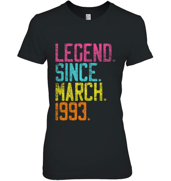 30Th Birthday Gifts – Legend Since March 1993 Years