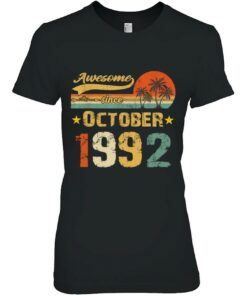 31St Birthday Awesome Since October 1992 31 Years Old 2