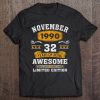 32 Years Old Legend Since November 1990 32Nd Birthday Gifts