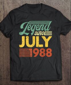 34 Years Old Gifts Legend Since July 1988 34Th Birthday 1