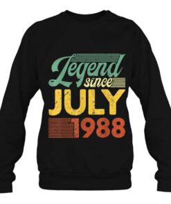 34 Years Old Gifts Legend Since July 1988 34Th Birthday 4