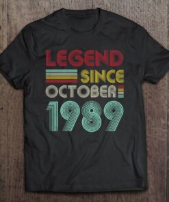 34 Years Old Gifts Legend Since October 1989 34Th Birthday 1