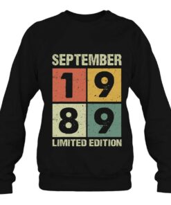 34 Years Old Gifts Vintage September 1989 34Th Birthday 4