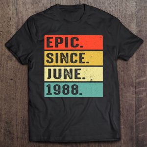 35 Years Old Epic Since June 1988 35Th Birthday Gifts