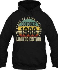 35 Years Old Gift October 1988 Limited Edition 35Th Birthday 2 35 Years Old Gift October 1988 Limited Edition 35Th Birthday 3