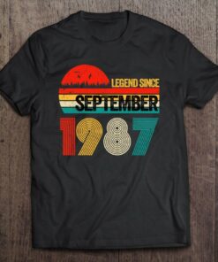 36 Years Old Gifts Legend Since September 1987 36Th Birthday 1