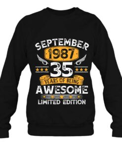 36 Years Old Gifts Vintage September 1987 36Th Birthday 4