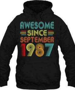 36Th Birthday Idea Awesome Since September 1987 36 Years Old 3