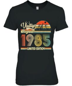 37 Years Old 37Th Birthday Decoration Vintage August 1985 Limited Edition 1 37 Years Old 37Th Birthday Decoration Vintage August 1985 Limited Edition 2