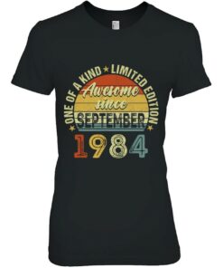 39 Years Old Awesome Since September 1984 39Th Birthday 2