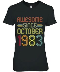 39Th Birthday Gifts Awesome Since October 1983 39 Years Old 2