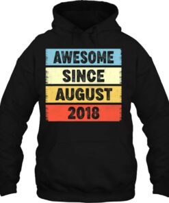 4 Years Old Awesome Since August 2018 4Th Birthday 2 4 Years Old Awesome Since August 2018 4Th Birthday 3