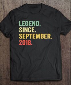 4 Years Old Gift Legend Since September 2018 4Th Birthday 1