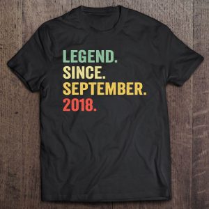 4 Years Old Gift Legend Since September 2018 4Th Birthday