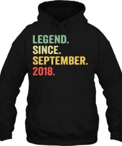 4 Years Old Gift Legend Since September 2018 4Th Birthday 2 4 Years Old Gift Legend Since September 2018 4Th Birthday 3