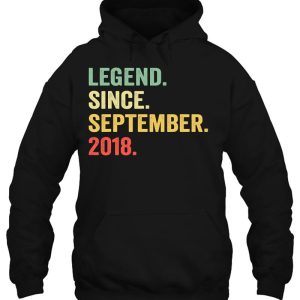 4 Years Old Gift Legend Since September 2018 4Th Birthday 3