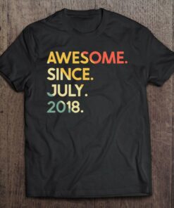 4 Years Old Vintage Legend Since July 2018 4Th Birthday 1