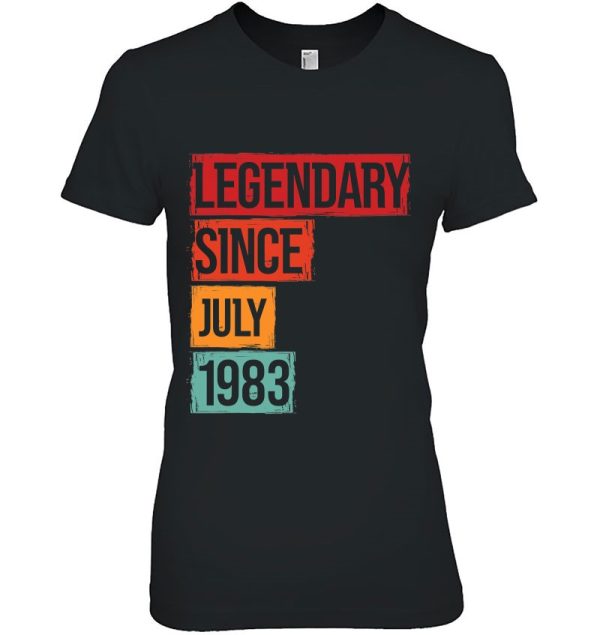 40 Birthday 40 Legendary Since July 1983 Birthday