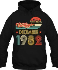 40Th Birthday 40 Years Old Gift Vintage December 1982 Retro 3
