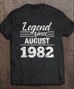 40Th Birthday Gift Legend Since August 1982 Vintage 1