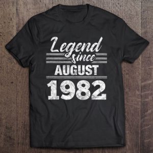 40Th Birthday Gift Legend Since August 1982 Vintage 1