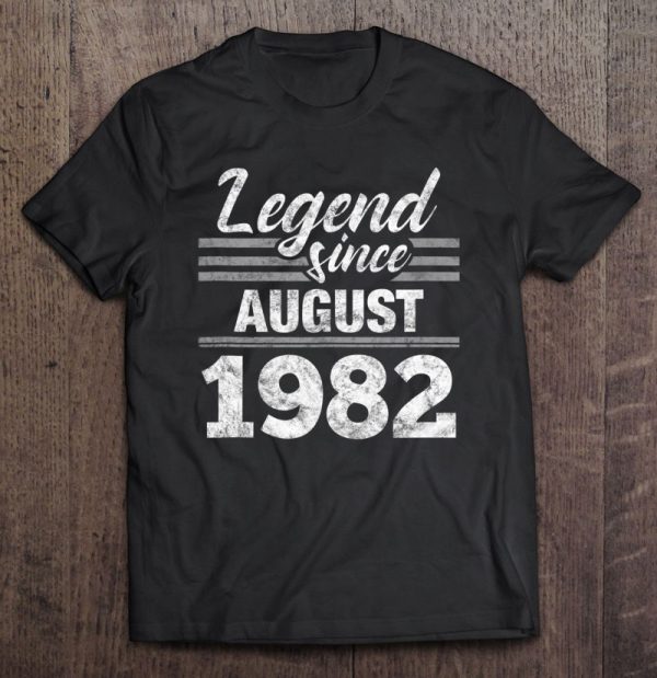 40Th Birthday Gift Legend Since August 1982 Vintage