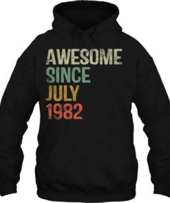 40Th Birthday Gifts Awesome Since July 1982 40 Years Old 3