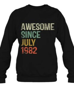 40Th Birthday Gifts Awesome Since July 1982 40 Years Old 4