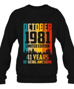 41 Years Old Gifts Vintage October 1981 41St Birthday 3 41 Years Old Gifts Vintage October 1981 41St Birthday 4
