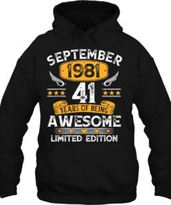 41 Years Old Gifts Vintage September 1981 41St Birthday 3