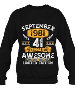 41 Years Old Gifts Vintage September 1981 41St Birthday 4