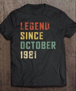 41 Years Old Legend Since October 1981 41St Birthday 1