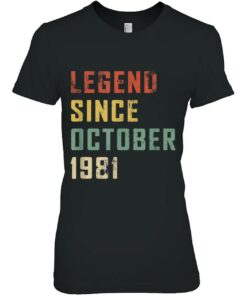 41 Years Old Legend Since October 1981 41St Birthday 1 41 Years Old Legend Since October 1981 41St Birthday 2