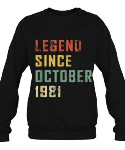 41 Years Old Legend Since October 1981 41St Birthday 3 41 Years Old Legend Since October 1981 41St Birthday 4