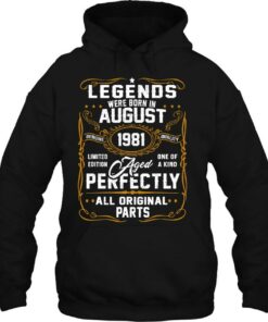 41St Birthday Gift 41 Years Old Legends Born In August 1981 Birthday 2 41St Birthday Gift 41 Years Old Legends Born In August 1981 Birthday 3