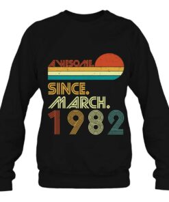 41St Birthday Vintage Awesome Since March 1982 41 Years 4