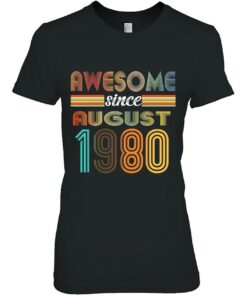 42 Years Old Awesome Since August 1980 42Nd Birthday 1 42 Years Old Awesome Since August 1980 42Nd Birthday 2