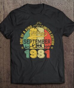 42 Years Old Awesome Since September 1981 42Nd Birthday 1