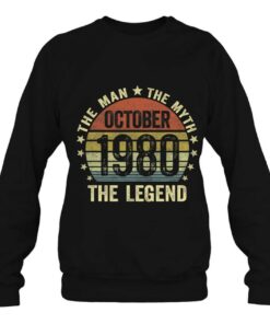 42 Years Old Birthday Gifts Man Myth Legend October 1980 Retro 3 42 Years Old Birthday Gifts Man Myth Legend October 1980 Retro 4
