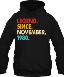 42 Years Old Gifts Legend Since November 1980 42Nd Birthday 2 42 Years Old Gifts Legend Since November 1980 42Nd Birthday 3