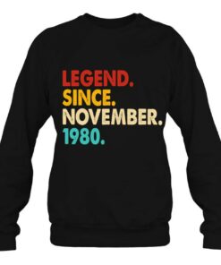 42 Years Old Gifts Legend Since November 1980 42Nd Birthday 3 42 Years Old Gifts Legend Since November 1980 42Nd Birthday 4