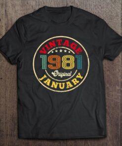 42Nd Birthday Awesome Since January 1981 42 Years Old Gifts 1