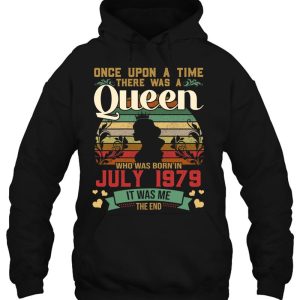 43 Years Old Birthday Girls 43Rd Birthday Queen July 1979 Vintage