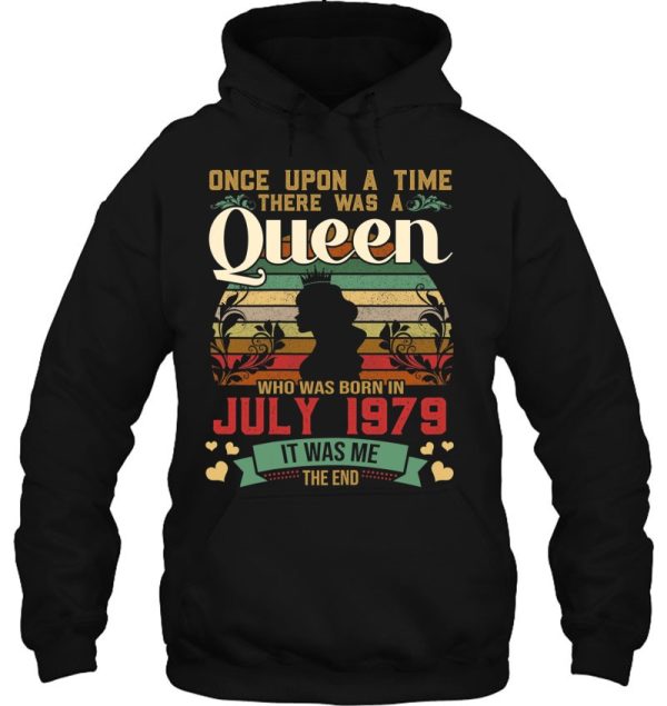 43 Years Old Birthday Girls 43Rd Birthday Queen July 1979 Vintage