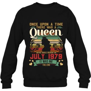 43 Years Old Birthday Girls 43Rd Birthday Queen July 1979 Vintage 3