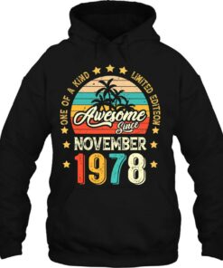 44 Years Old Awesome Since November 1978 44Th Birthday Gift 2 44 Years Old Awesome Since November 1978 44Th Birthday Gift 3