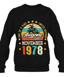 44 Years Old Awesome Since November 1978 44Th Birthday Gift 3 44 Years Old Awesome Since November 1978 44Th Birthday Gift 4