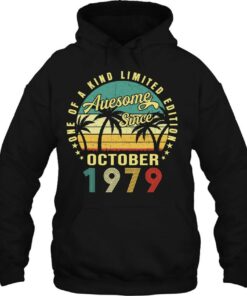 44 Years Old Funny Awesome Since October 1979 44Th Birthday 3