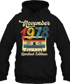 44 Years Old Gift Retro November 1978 Cassette 44Th Birthday 2 44 Years Old Gift Retro November 1978 Cassette 44Th Birthday 3