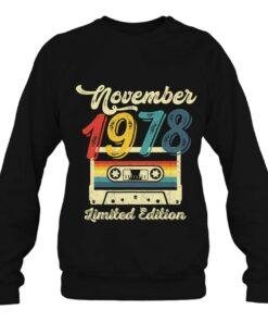 44 Years Old Gift Retro November 1978 Cassette 44Th Birthday 3 44 Years Old Gift Retro November 1978 Cassette 44Th Birthday 4